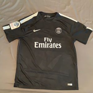 Black Paris Saint Germain Jersey , size XL ,